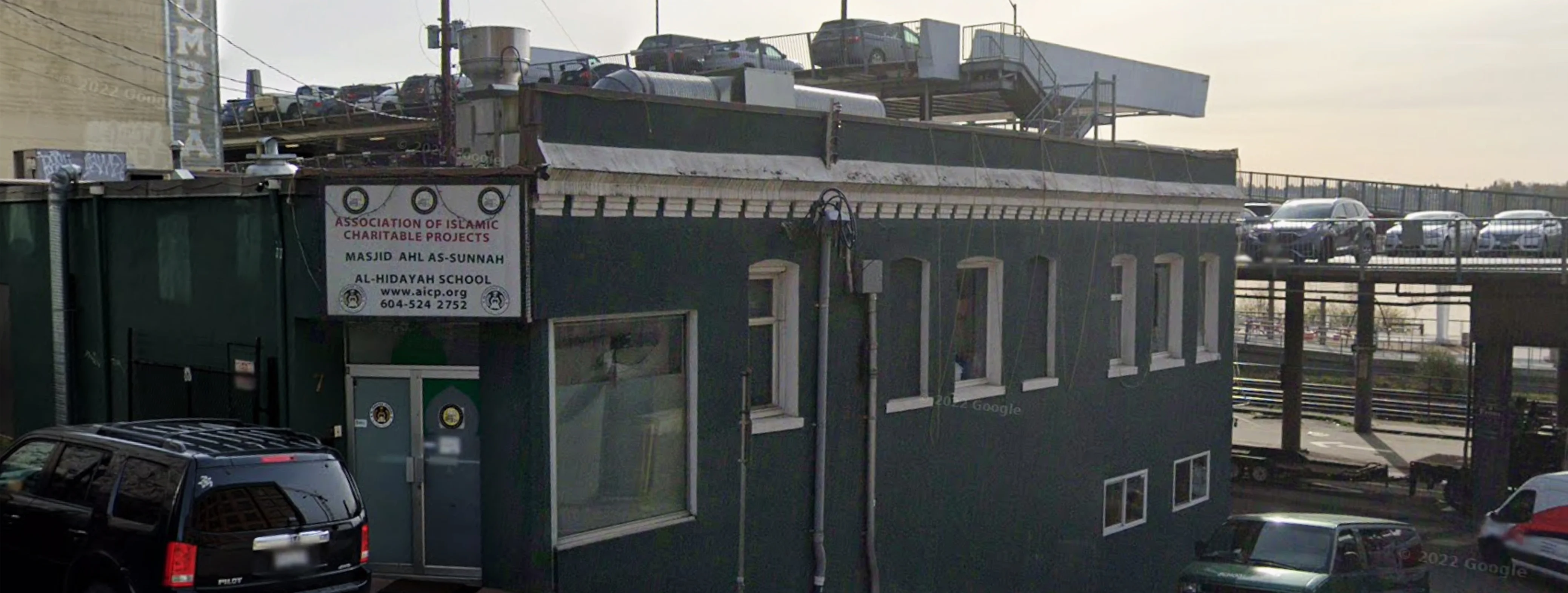 Exterior view of Masjid Ahlu Sunnah New Westminster building